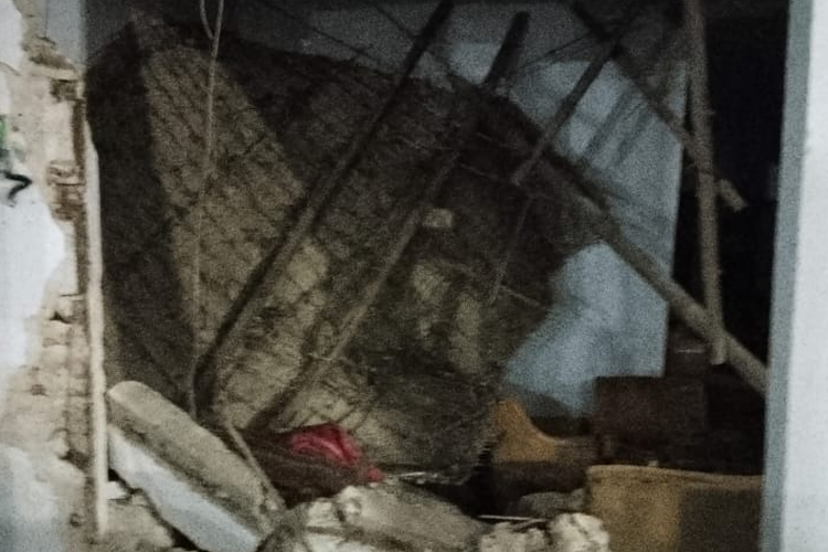 Kondisi rumah yang rusak akibat gempa Sumenep (FOTO: Dok. TIMES Indonesia)