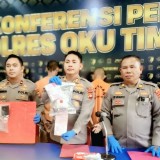 Polres OKU Timur Gagalkan Peredaran 1 Kg Sabu dan Ringkus Dua Bandar