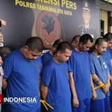 Satresnarkoba Polres Tasikmalaya Kota Ungkap 13 Kasus Narkoba, Ketua Geng Motor Jadi Tersangka