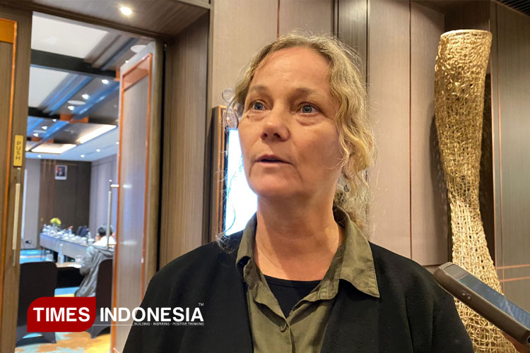 Danielle Krab, peneliti Yayasan RASI (FOTO: Axel for TIMES Indonesia)