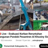 Pemkab Sidoarjo Pastikan Informasi Valid Musibah Ponpes Al Khoziny Lewat Crisis Center