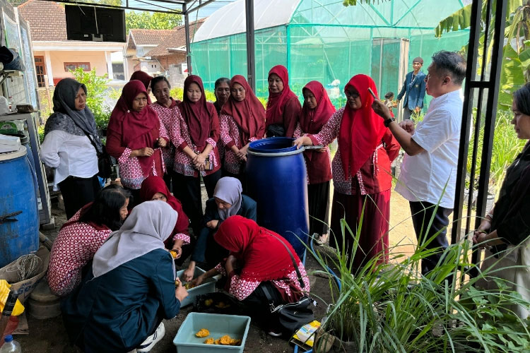 Penerapan Inovasi Probiotik - Bioflok Tim PSDKU UB Kediri Bantu Petani Ikan