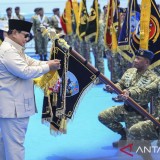 Prabowo Subianto Jadi Inspektur Upacara HUT ke-80 TNI