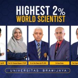 Lima Ilmuwan UB Masuk Daftar 2 Persen Peneliti Terbaik Dunia Versi Stanford