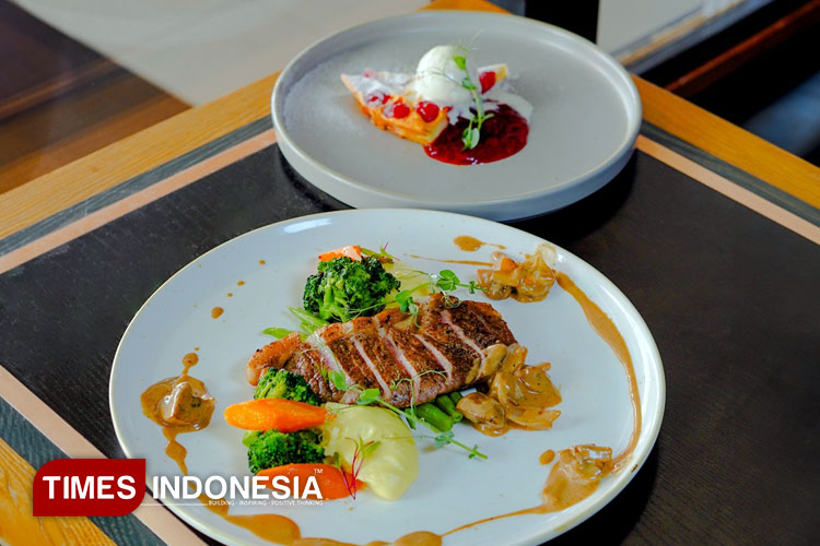 Sajian ala Prancis di One Deck Gastropub ARTOTEL TS Suites Surabaya. (Foto: Artotel for TIMES Indonesia)