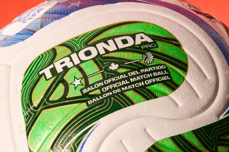 FIFA meluncurkan bola resmi piala Dunia 2026. Bola yang diberi nama TRIONDA ini dibuat oleh Adidas. (FOTO: FIFA)