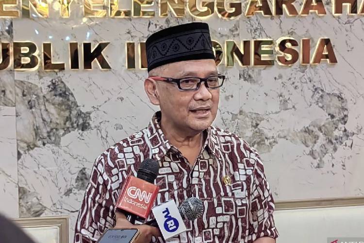 Menteri Haji dan Umrah RI Mochammad Irfan Yusuf berkomitmen mencegah praktik korupsi di lembaga yang ia pimpin (FOTO: Asep Firmansyah/ANTARA)