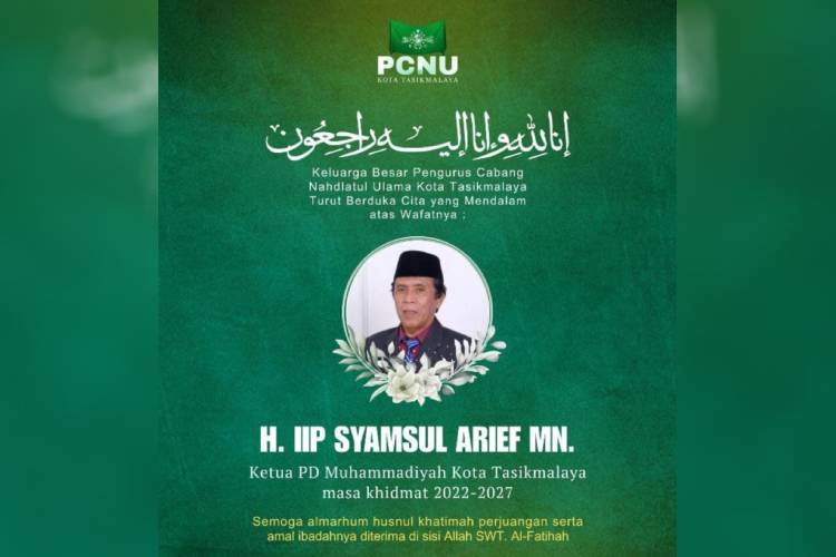 Ketua PD Muhammadiyah Kota Tasikmalaya H Iip Syamsul Arief Tutup Usia