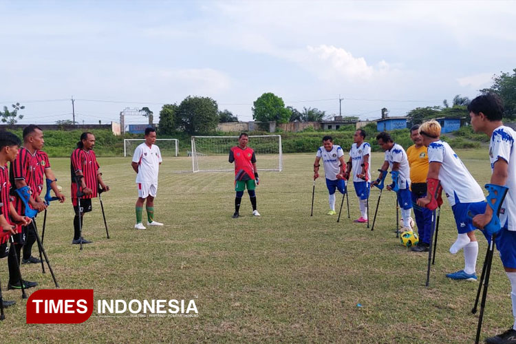 Potret Tim Sepak Bola Amputasi Banyuwangi, Latihan Penuh Dedikasi Demi Ukir Prestasi