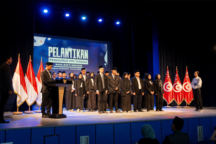 PPI Tunisia 2025-2026 Resmi Dilantik, Dubes RI Tekankan Peran Strategis Mahasiswa Diaspora