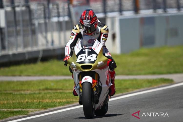 Mario Aji Terpuruk di Latihan Bebas Moto2 Mandalika