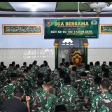 Memperkokoh Iman dan Silaturahmi, Kodim Ponorogo Gelar Doa Bersama Peringati HUT ke-80 TNI