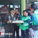 Driver Ojol Rayakan HUT ke-80 TNI Bersama Kodim Majalengka