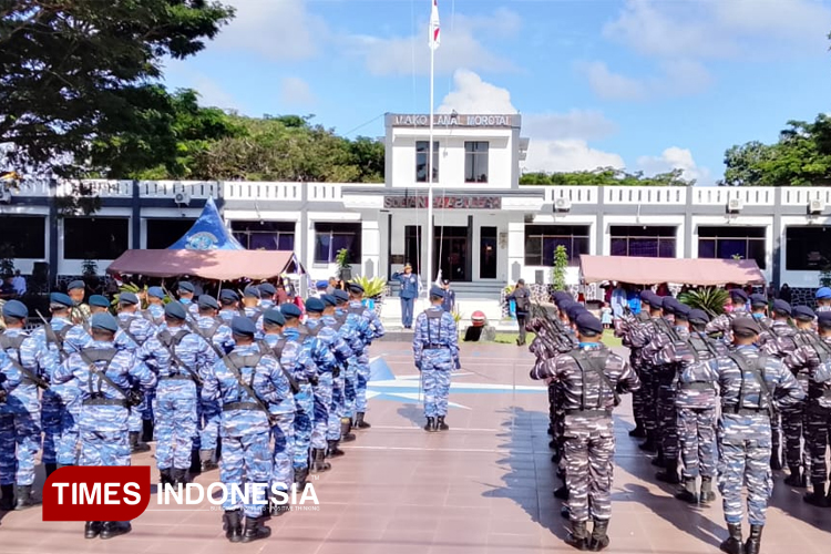 HUT ke-80 TNI di Morotai, Prajurit Senantiasa Waspada dan Tetap Dekat dengan Rakyat