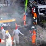 Update Minggu Dini Hari, 27 Jenazah Berhasil Dievakuasi dari Reruntuhan Ponpes Al Khoziny