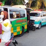 Deretan Ambulans yang Tak Pernah Tidur di Sekitar Ponpes Al Khoziny