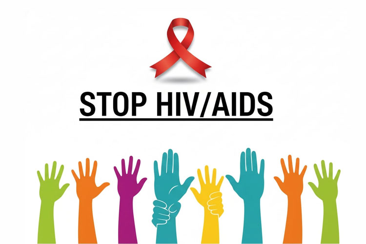 Ilustrasi Stop HIV/AIDS. (Foto : AI Image)