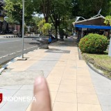 Butuh Duit Rp800 Juta, Renovasi Trotoar Timur Alun-Alun Pacitan Terkendala Efisiensi