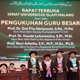 Unisma Kukuhkan Tiga Guru Besar Baru, Perkuat Langkah Menuju World Class University