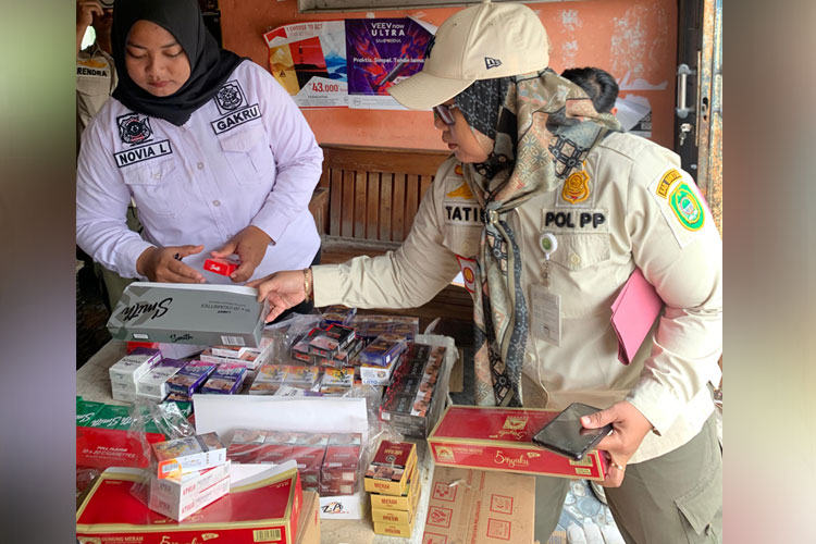 Selama Sembilan Bulan, Kerugian Negara Akibat Rokok Ilegal di Bantul Capai Rp80 Juta