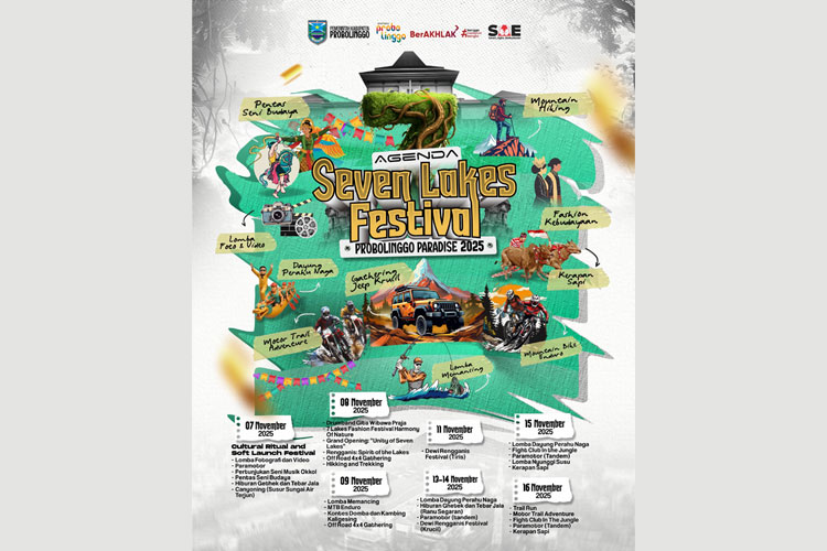 Festival Tujuh Ranu atau Seven Lakes Festival 2025 yang akan digelar Pemkab Probolinggo. (Foto: Diskominfo)