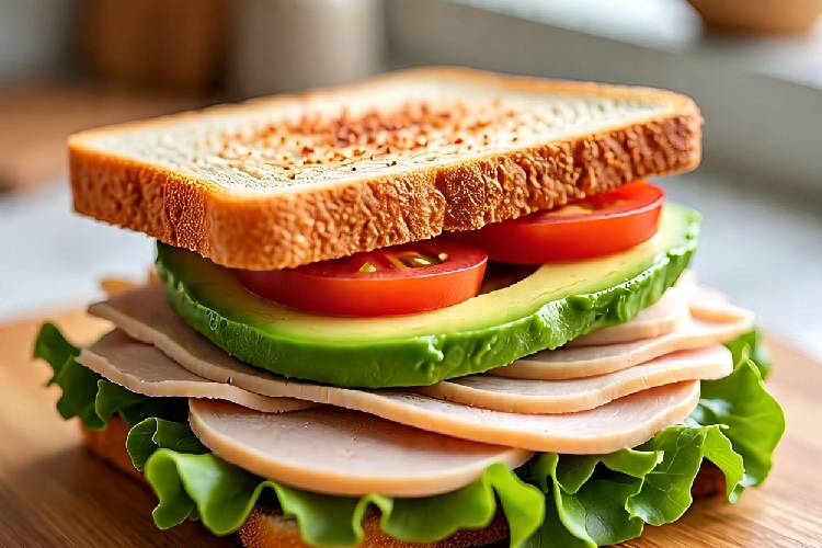 A sandwich with various fillings. (Photo: AI Generated)
