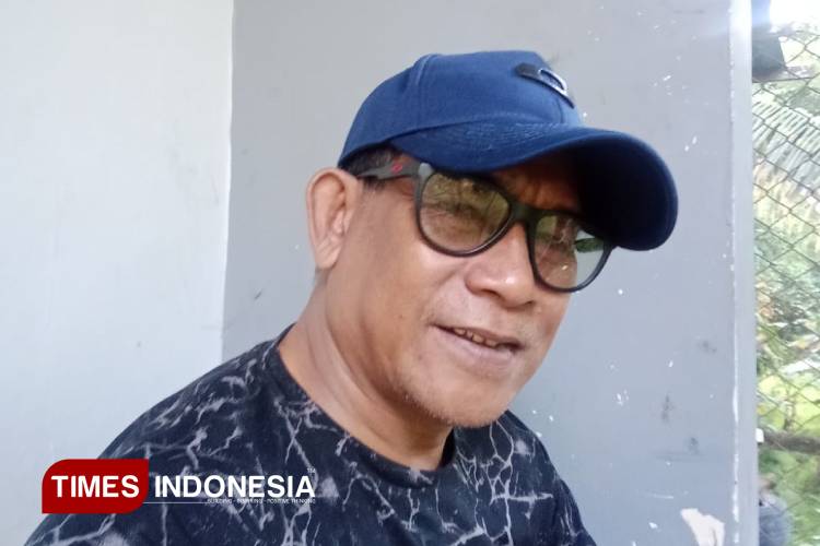 Salah seorang Exco PSSI Bontang, Suriadi Bagong. (Foto: Kusnadi/TIMES Indonesia)