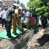 TMMD Malang ke-126 Dimulai, Pembangunan Drainase di Desa Lebakharjo Resmi Ditempuh