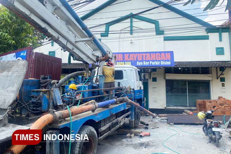 Menengok Progres Pembangunan Sentra Parkir Kayutangan Malang yang Ditarget Rampung Sebelum Nataru