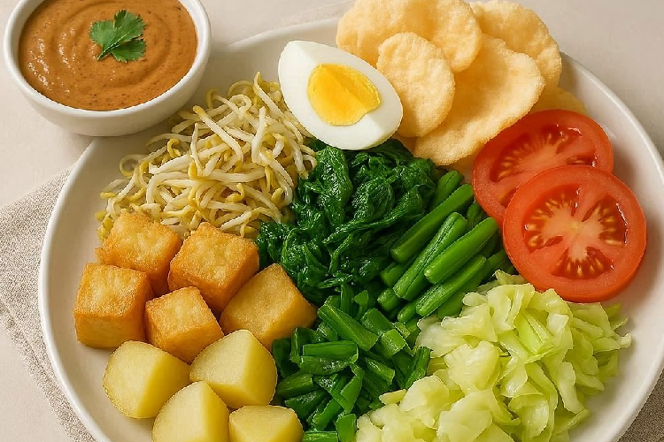 Gado-Gado, Low Carbs Indonesian Salad for Your Healthy Diet