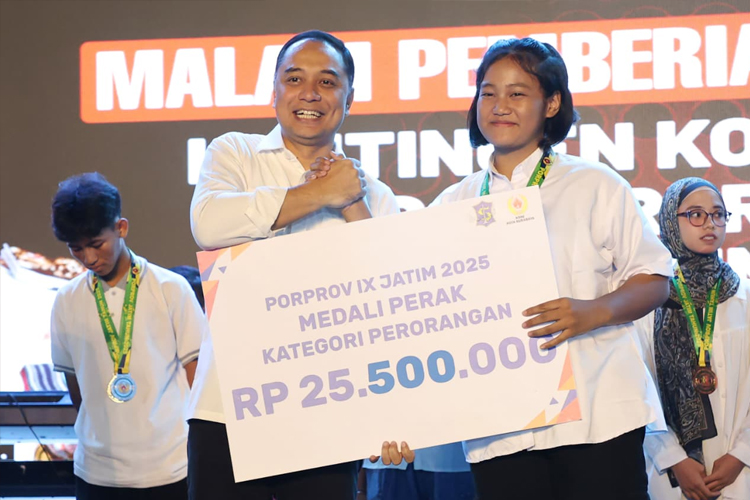 Surabaya Gelontorkan Rp42,7 Miliar Bonus untuk Atlet Porprov Jatim 2025