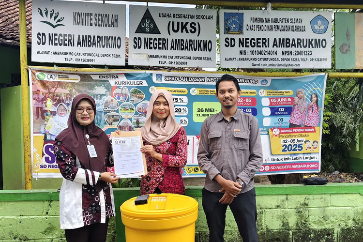 Tempat Sampah Bersuara dari ITNY, Inovasi Cerdas yang Ajarkan Anak SD Peduli Lingkungan dengan Cara Menyenangkan