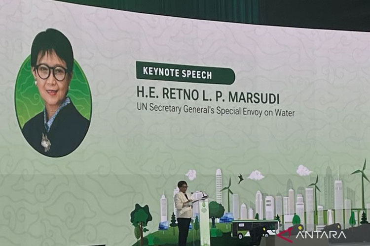 Retno Marsudi: Dunia Butuh Rp9,9 Kuadriliun untuk Air