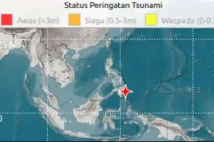 Peringatan Tsunami Filipina Telah Dicabut Setelah Gempa 7,6 SR Tadi Pagi