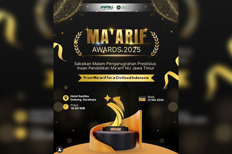 Ma’arif Award 2025: Panggung Apresiasi dan Kolaborasi Pendidikan Islam di Jawa Timur