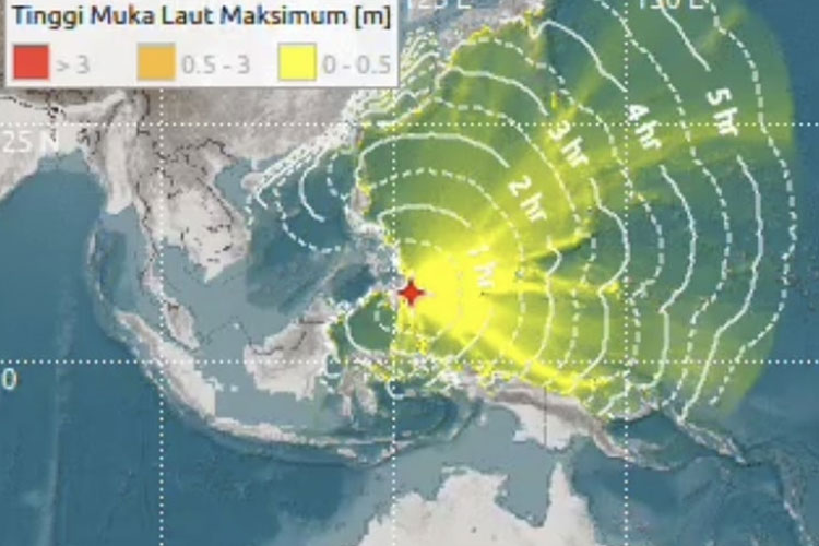 Gempa FIlipina (Foto: BMKG)