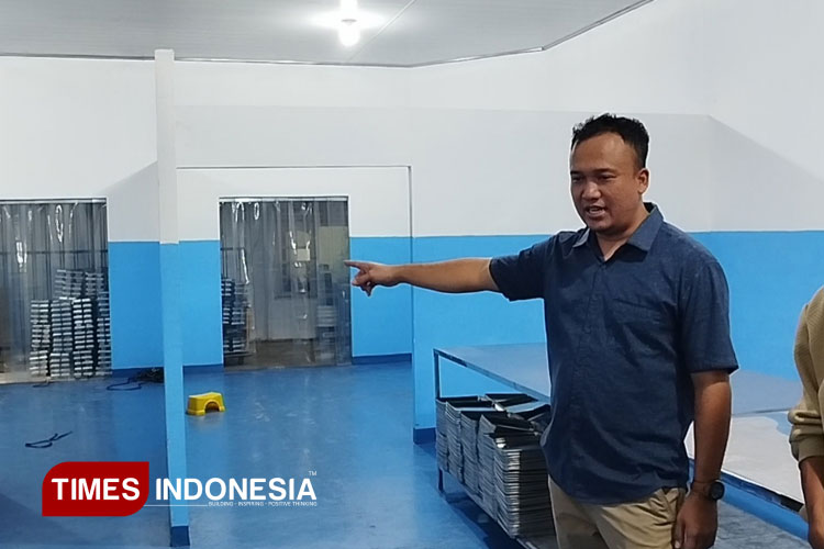 Pemilik Satuan Pelayanan Pemenuhan Gizi (SPPG) Sidomulyo, Kecamatan Banjarejo, Kabupaten Blora Jawa Tengah, Jalal. (FOTO: Rengga/TIMES Indonesia)