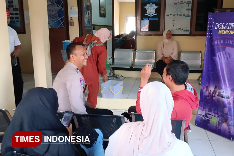 Polantas Menyapa, Inovasi Satlantas Polres Majalengka Dekatkan Polisi dengan Warga