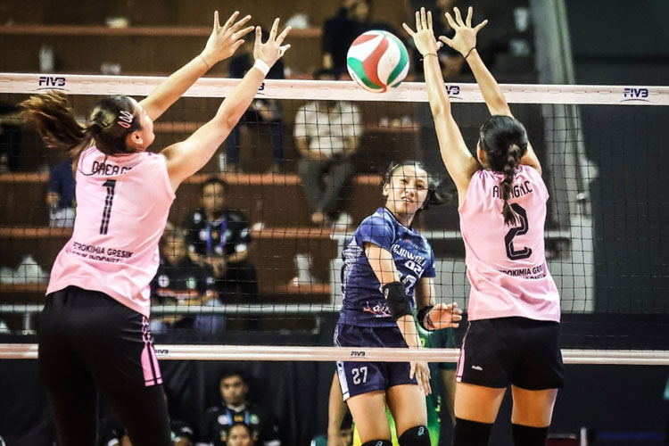 Final Four Livoli Divisi Utama 2025, Petrokimia Gresik Kandaskan Rajawali O2C Tiga Set Langsung