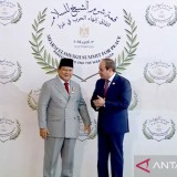 Presiden Prabowo Disambut Presiden Mesir saat di Lokasi KTT Gaza