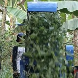 Disnak Keswan -TNI Bantu Warga Lebakharjo Kabupaten Malang Olah Pakan Ternak