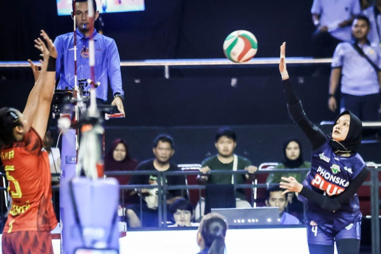 Final Four Livoli Divisi Utama 2025, Petrokimia Bungkam TNI AU Electric 3-0