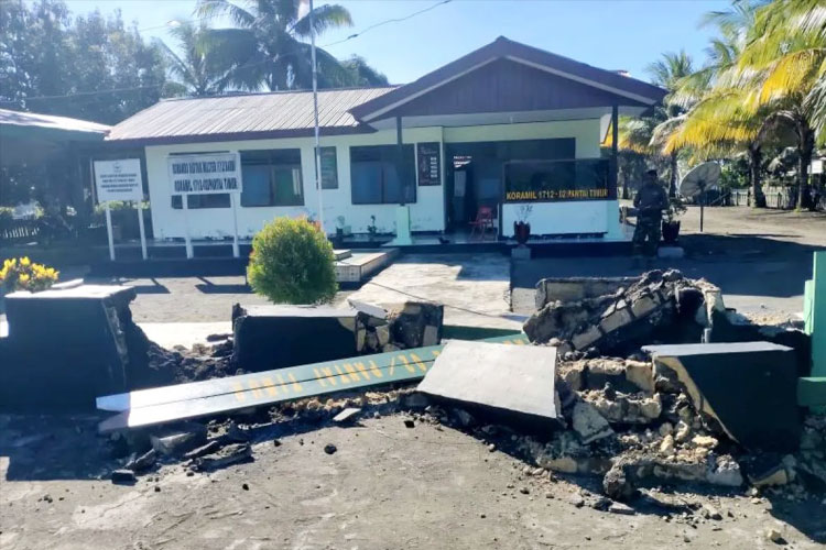 Gempa Bumi M 6,6 Guncang Sarmi Papua, Puluhan Rumah dan Fasilitas Publik Rusak