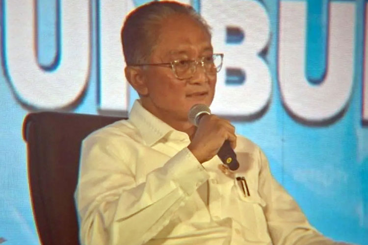 Menteri Pekerjaan Umum (PU) Dody Hanggodo menjadi pembicara panel dalam acara 1 Tahun Pemerintahan Prabowo-Gibran di Jakarta, Kamis (16/10/2025). ANTARA