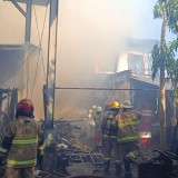 Bengkel dan Mess di Surabaya Hangus Terbakar