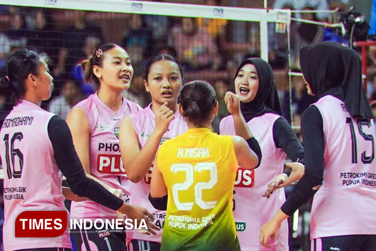 Petrokimia Gresik Tak Terbendung Gulung Rajawali O2C 3-0