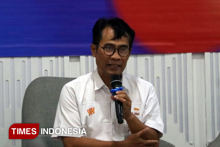 Kepala DinperkopUKM, Tri Karyadi Riyanto Raharjo menyebutkan JCSF 2025 menjadi ajang inovator muda menuju nasional. (FOTO: Soni H/TIMES Indonesia)