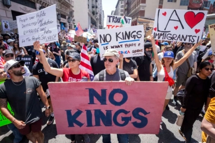Jutaan Warga Amerika Serikat, Sabtu Besok Akan Demonstrasi No Kings Kali Kedua Melawan Trump