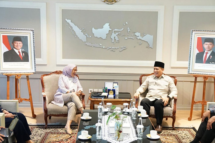 Pertemuan Wemenag dengan Menpan RB terkait Ditjen Pesantren. (FOTO: dok. Kemenag)