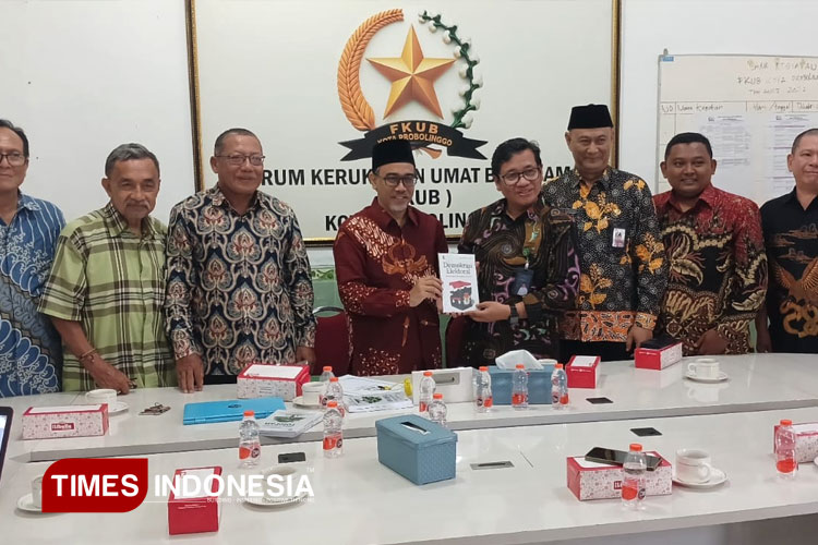 Tim KUB Korwil Malang lakukan Monitoring dan Evaluasi FKUB Kota Probolinggoo. (FOTO: FKUB For TIMES Indonesia)